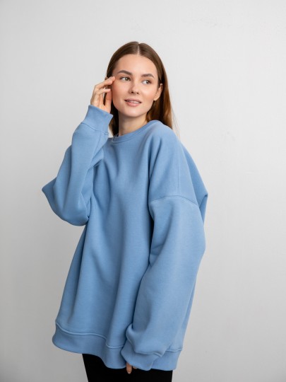 Толстовка oversize утеплённая