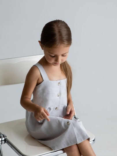 Сарафан на пуговицах