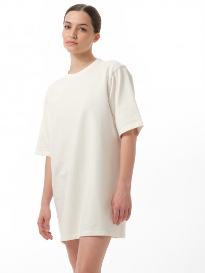 Платье-футболка oversize из плотного трикотажа