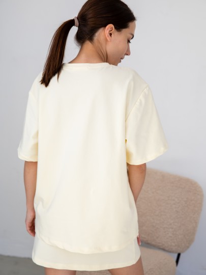 Комплект футболка и юбка из трикотажа