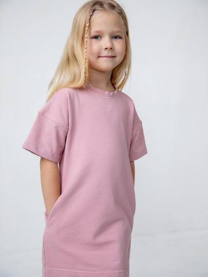 Платье-футболка свободного кроя