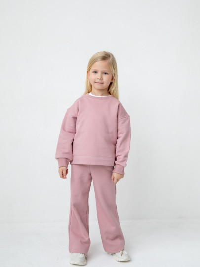 Костюм толстовка и прямые брюки