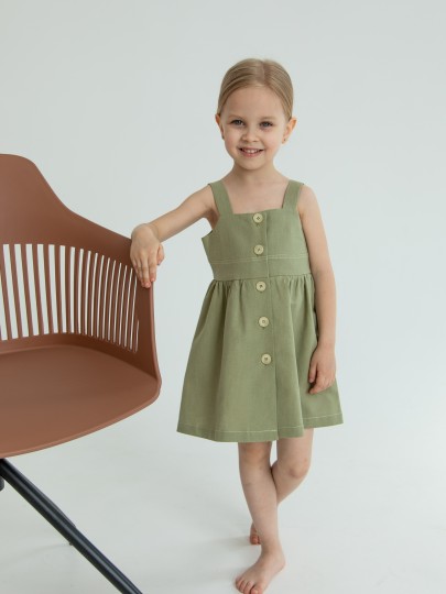 Сарафан на пуговицах