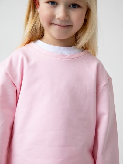 Комплект лонгслив с разрезами и брюки с декоративным швом