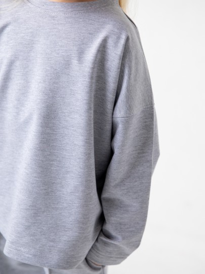 Костюм лонгслив и брюки со швами