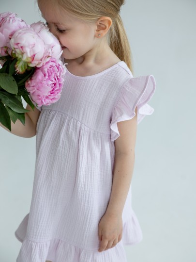 Платье из муслина с крылышками