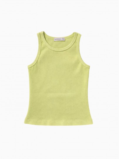 Майка трикотажная в рубчик