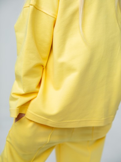 Костюм лонгслив и брюки со швами