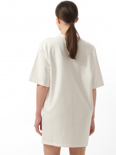 Платье-футболка oversize из плотного трикотажа