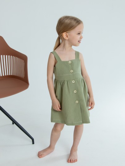 Сарафан на пуговицах