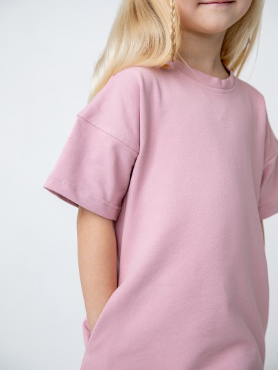 Платье-футболка свободного кроя