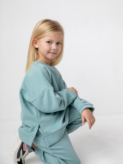 Костюм толстовка с разрезами и джогеры