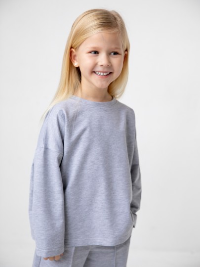 Костюм лонгслив и брюки со швами