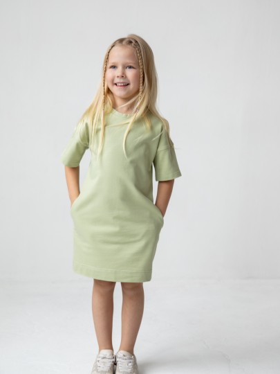 Платье-футболка свободного кроя