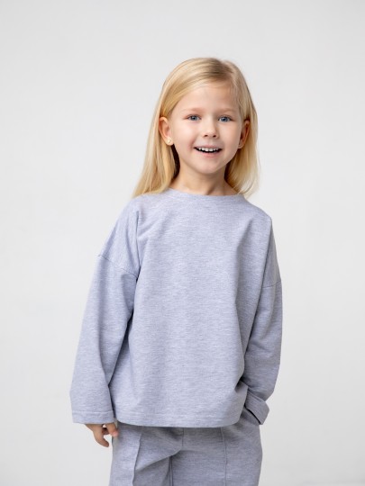 Костюм лонгслив и брюки со швами