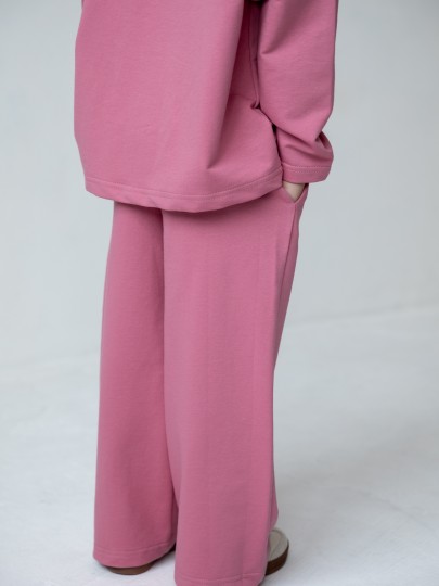 Костюм лонгслив и брюки со швами