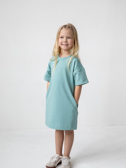 Платье-футболка свободного кроя